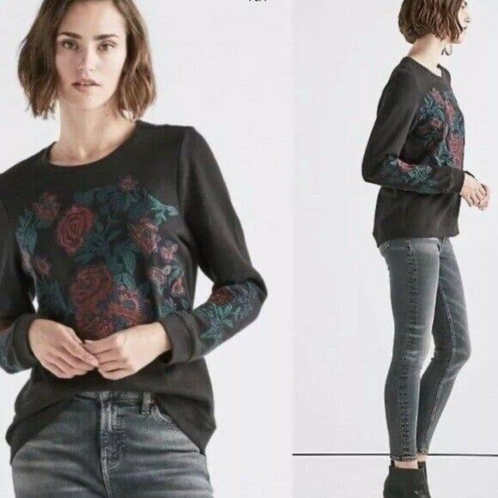 Lucky Brand Rose Sweater